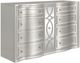 New Classic® Home Furnishings Reflections Matte Silver Dresser-0