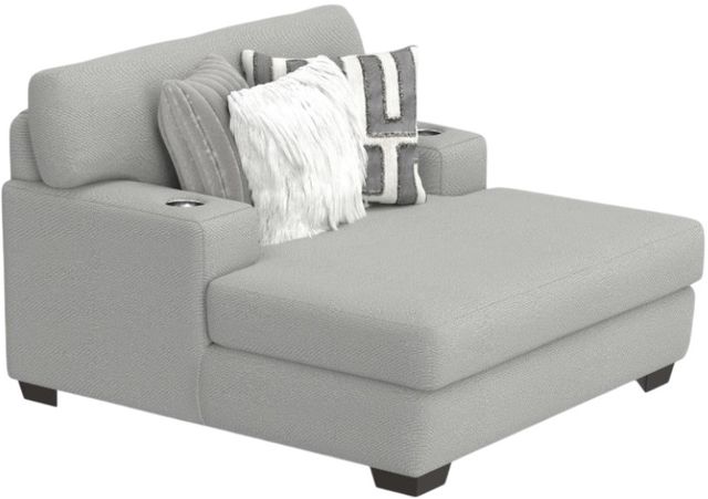 Corinthian Furniture Glenwood Gray Chaise-0