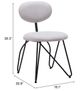 Zuo® Modern Novi Dove Gray Dining Side Chair-1