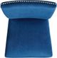 Elements International Francesca Blue Velvet Counter Chair-3