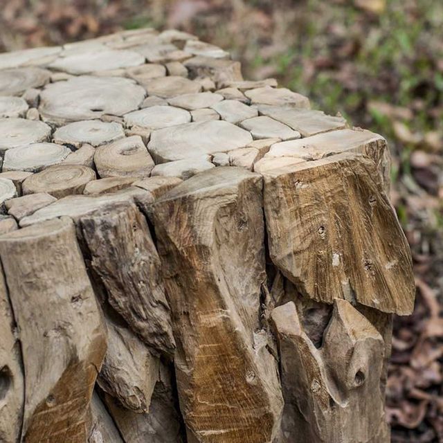 Uttermost® Teak Root Natural Bunching Cube-3