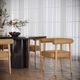 TOV Furniture Spara Cognac/Natural Vegan Leather Dining Arm Chair-1