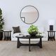 Bassett Mirror Levigne Black Wall Mirror-5