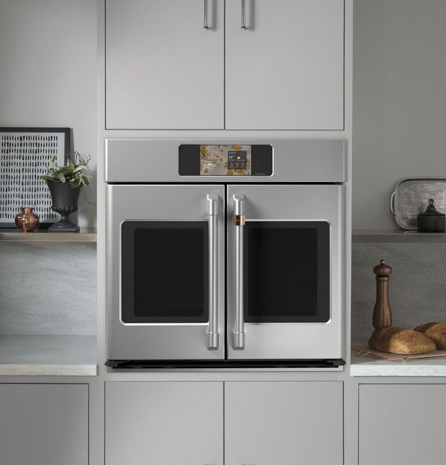 Café™ Professional Series 30” Stainless Steel Smart Single Electric Wall Oven with French Doors-3