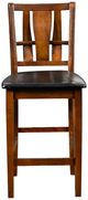New Classic® Home Furnishings Dixon 5-Piece Dark Espresso Counter Dining Set-4