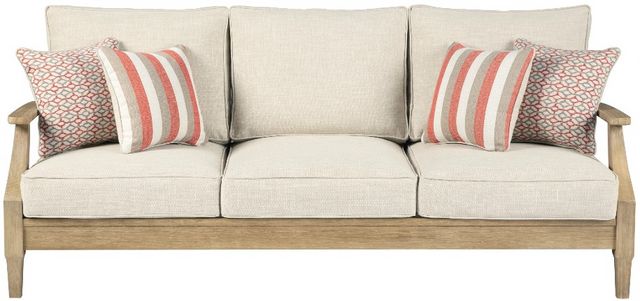 Signature Design by Ashley® Clare View Beige Sofa with Cushion-1