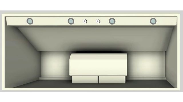 Vent-A-Hood® 54" Biscuit Wall Hood-3
