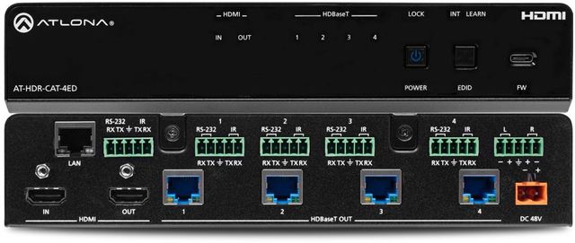 Atlona® 2 Channel Black Power Amplifier 