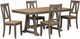Liberty Furniture Lindsey Farm 5-Piece Gray/Sandstone Trestle Table Set-0