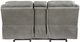Homelegance® Aram Gray Double Power Glider Reclining Loveseat-4
