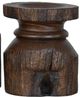 Crestview Collection Barn Post 2-Piece Dark Brown Candleholder Set-2