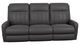 La-Z-Boy® Finley Onyx Leather Manual Wall Reclining Sofa-1