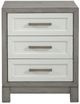 Liberty Furniture Palmetto Heights Driftwood Chairside Table with White Drawers-1