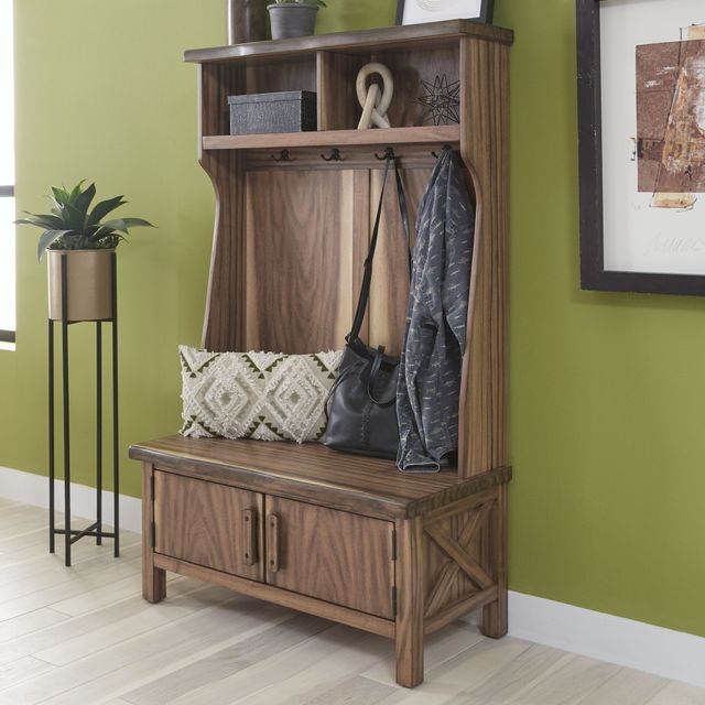 homestyles® Forest Retreat Brown Hall Tree-3