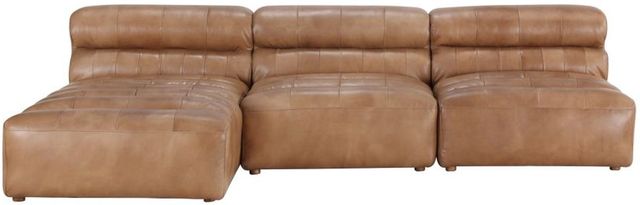 Moe's Home Collection Ramsay Signature 3-Piece Tan Right-Arm Facing Modular Sectional and Chaise-4