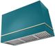 AGA Loge 48" Salcombe Blue Wall Mounted Range Hood  with Polished Brass Trim-0