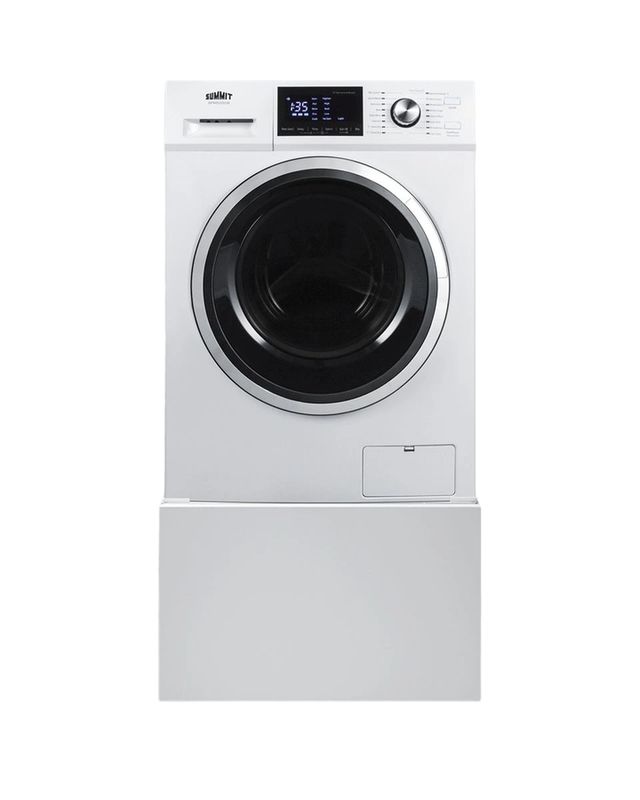 Summit® 24" W x 16” H White Laundry Pedestal-1