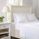 Olliix by Intelligent Design White Twin Ruffled Sheet Set-4