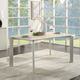 ACME Furniture Ingram Sintered Stone Dining Table with Light Gray Base-1