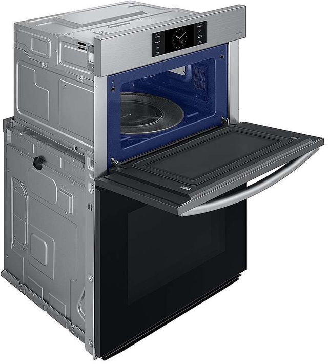 Samsung Bespoke 7 Series 30" Stainless Steel Oven/Micro Combo Electric Wall Oven-2