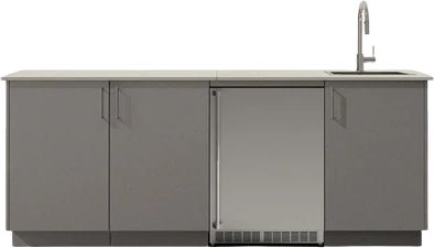 Urban Bonfire® Lagoon 90" Clay Outdoor Kitchen-0