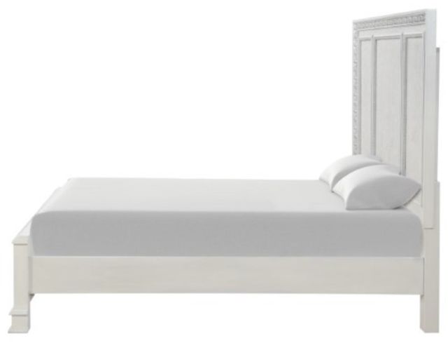 Furniture of America® Stella Mia Creamy White Eastern King Panel Bed-2
