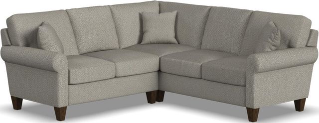 Flexsteel® Customizable Moxy 2-Piece Sectional Corner Sofa with Right Arm Facing Loveseat-0