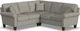 Flexsteel® Customizable Moxy 2-Piece Sectional Corner Sofa with Right Arm Facing Loveseat-0