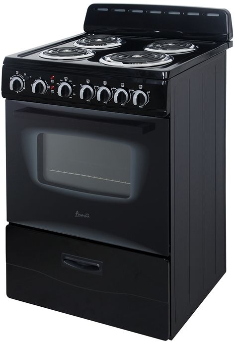 Avanti® 24" Black Freestanding Electric Range-3