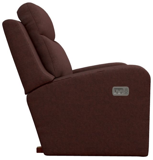 La-Z-Boy® Emmons Brick Power Rocking Recliner with Headrest-2