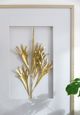 A & B Home 2-Piece Gold/White Botanical Wall Art Set-2