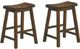 Mazin Furniture Saddleback Brown 24" Counter Stool-0
