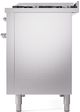 Ilve® Nostalgie II Series 48" Stainless Steel Pro Style Dual Fuel Range-4