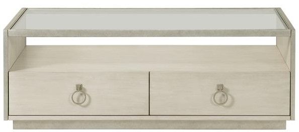 Riverside Furniture Maisie Champagne Rectangular Coffee Table-1