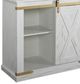 Furniture of America® Bacerra Antique White Sofa Table with Gold Accent-2