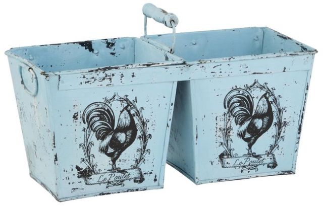 Deco Marche Light Blue Planter-1
