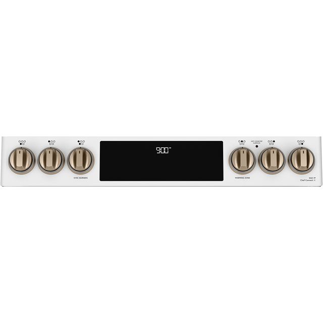 Café™ 30" Matte White Slide In Induction Range-2