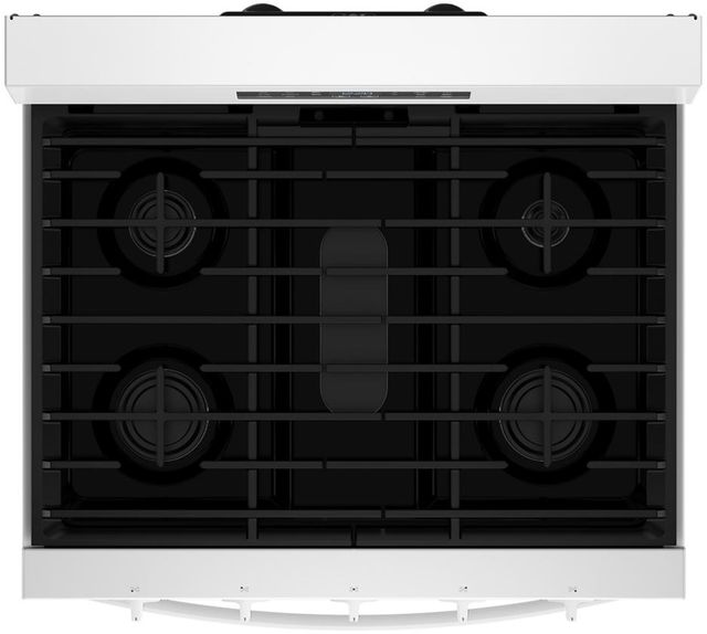 Whirlpool® 30" White Stainless Steel Freestanding Gas Range with Air Cooking Technology-1