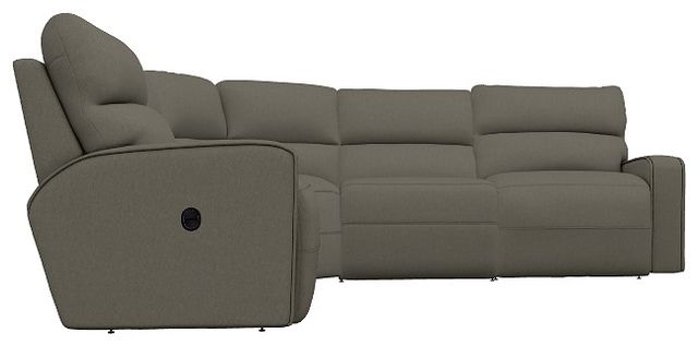 La-Z-Boy® Maddox 5-Piece Smoke Curve Manual Reclining Sectional-1