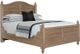 LM Co Home by Vaughan-Bassett Scotsman Natural Maple California King Post Arched Bed with Post Plank Footboard-0