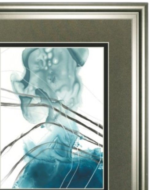 Classy Living June Erica Vess Bella Indigo Wall Art-1