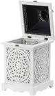 A & B Home 2-Piece Black/White Lanterns-4