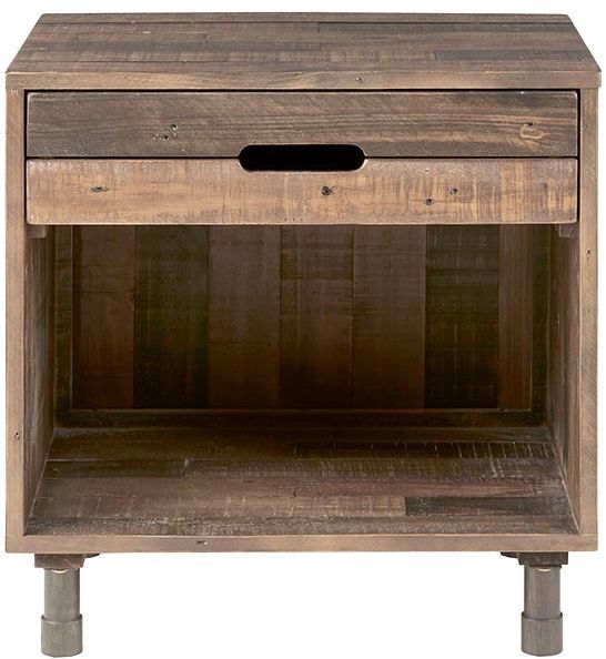 Olliix by INK+IVY Natural Renu Solid Wood Nightstand-0