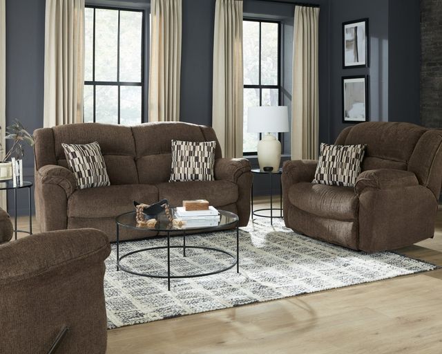 HomeStretch Cyclone Coffee Bean Manual Reclining Sofa-1