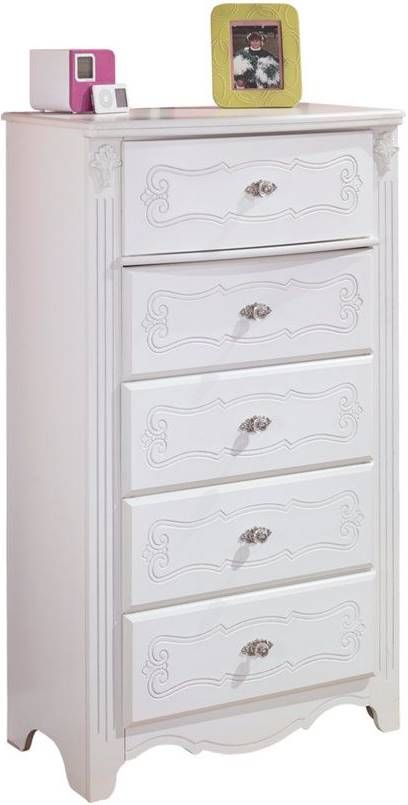 Signature Design by Ashley® Exquisite 4-Piece White Full Sleigh Bed Set-3