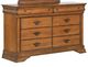 Elements International Shenandoah Classic Oak Drawer Dresser-0