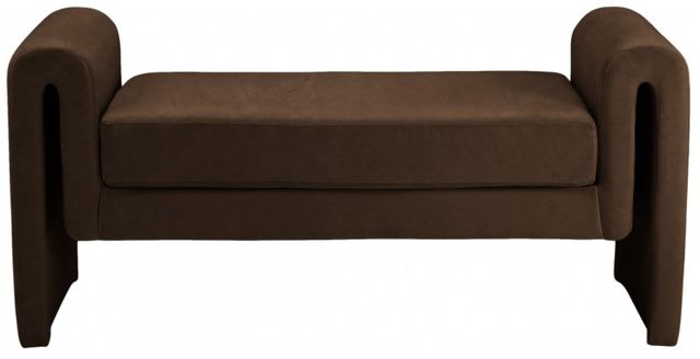 Meridian Furniture Sloan Brown 51" Bench-1