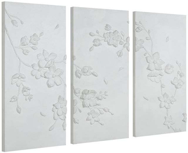 Renwil® Beaudelaire 3-Piece White Wall Art Set-2