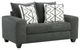 Albany Industries Haven Gunmetal Loveseat-0
