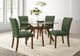 Coaster® Paxton 5-Piece Brown/Green Dining Table Set-1